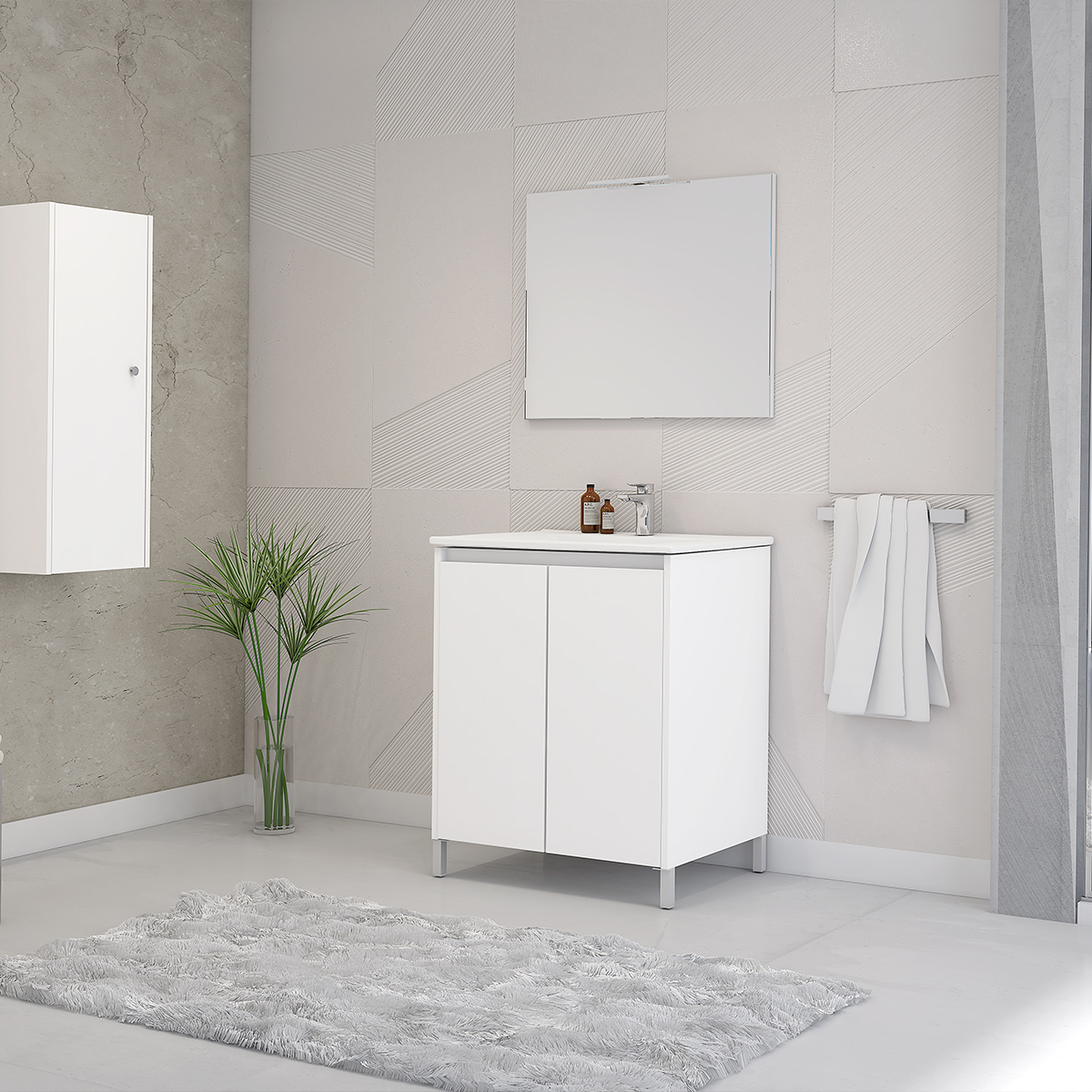CARUSO BATHROOM FURNITURE WITH WASHBASIN