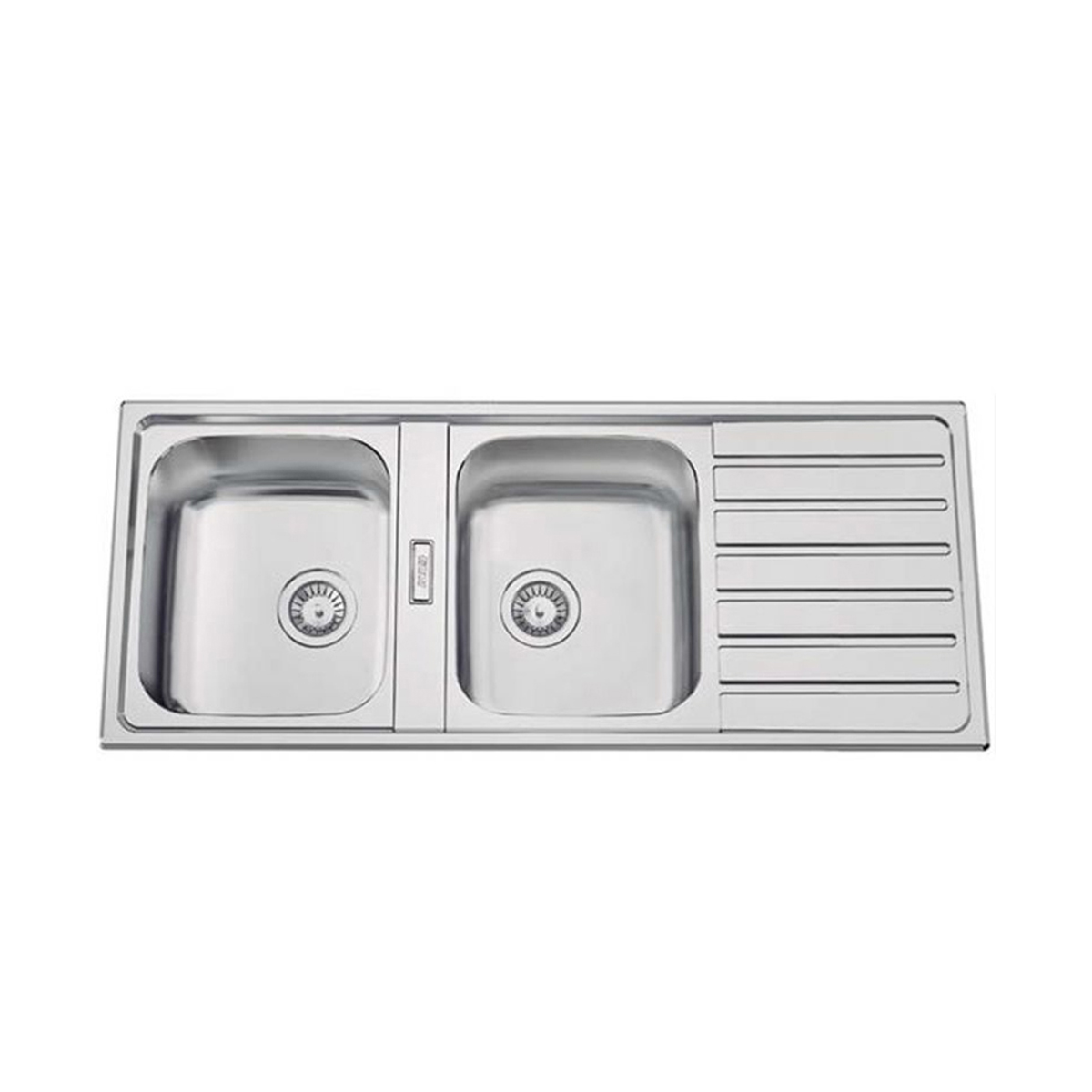 SINK RODI URBAN 120 S/STEEL WITH HANDLE AND SIPHON 1200X500 2B 1D