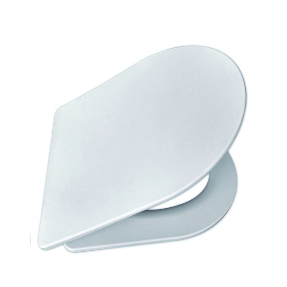 BISK TOILET SEAT SOFT CLOSING WHITE