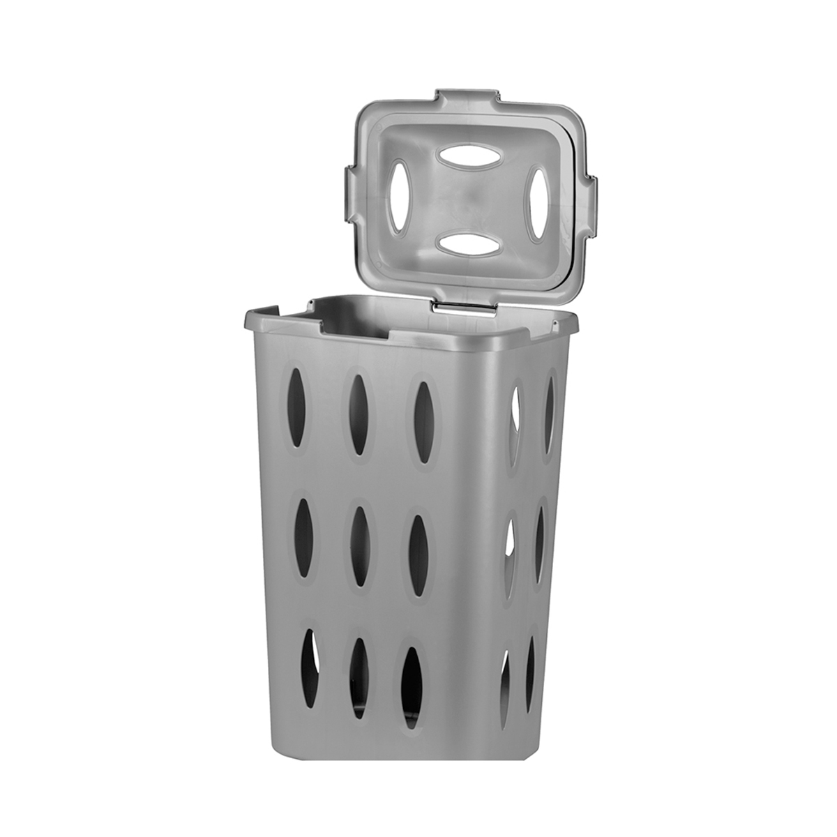 CLOTHES BASKET PLASTIC PERFORATED 60L