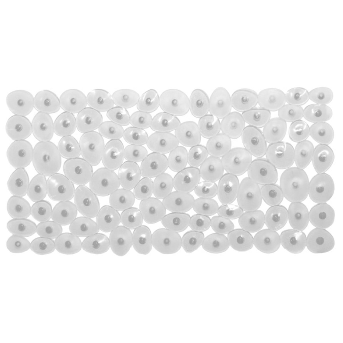 VIOSARP ANTI-SLIP BATH MAT 70X40CM TRANSPARENT STONES