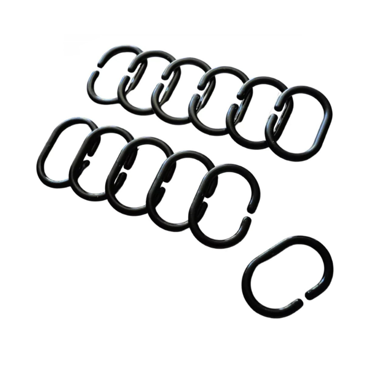 SET OF 12 RINGS FOR SHOWER CURTAINS