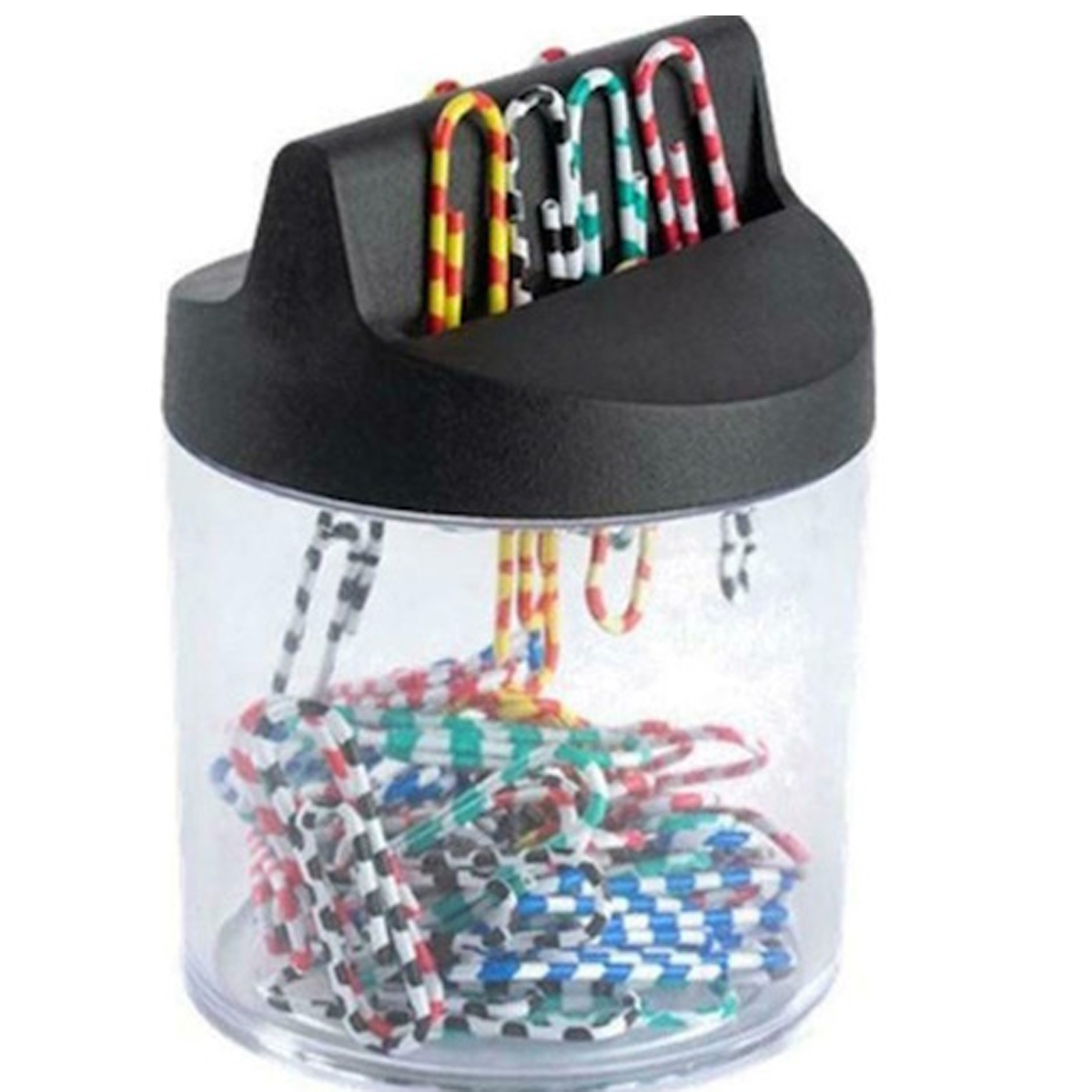 SAX MAGN. DISPENS. WITH 50 PAPER CLIP-CLR