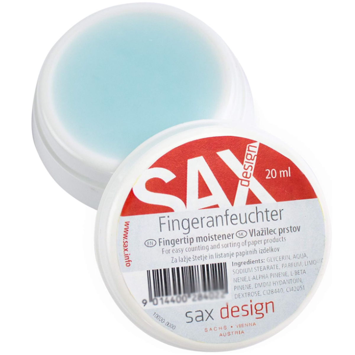 SAX FINGERTIP MOISTENER 20ML -NAP