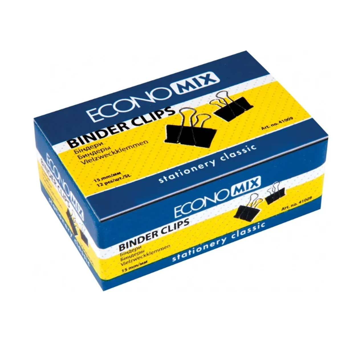 BINDER CLIPS ECONOMIX 12PCS