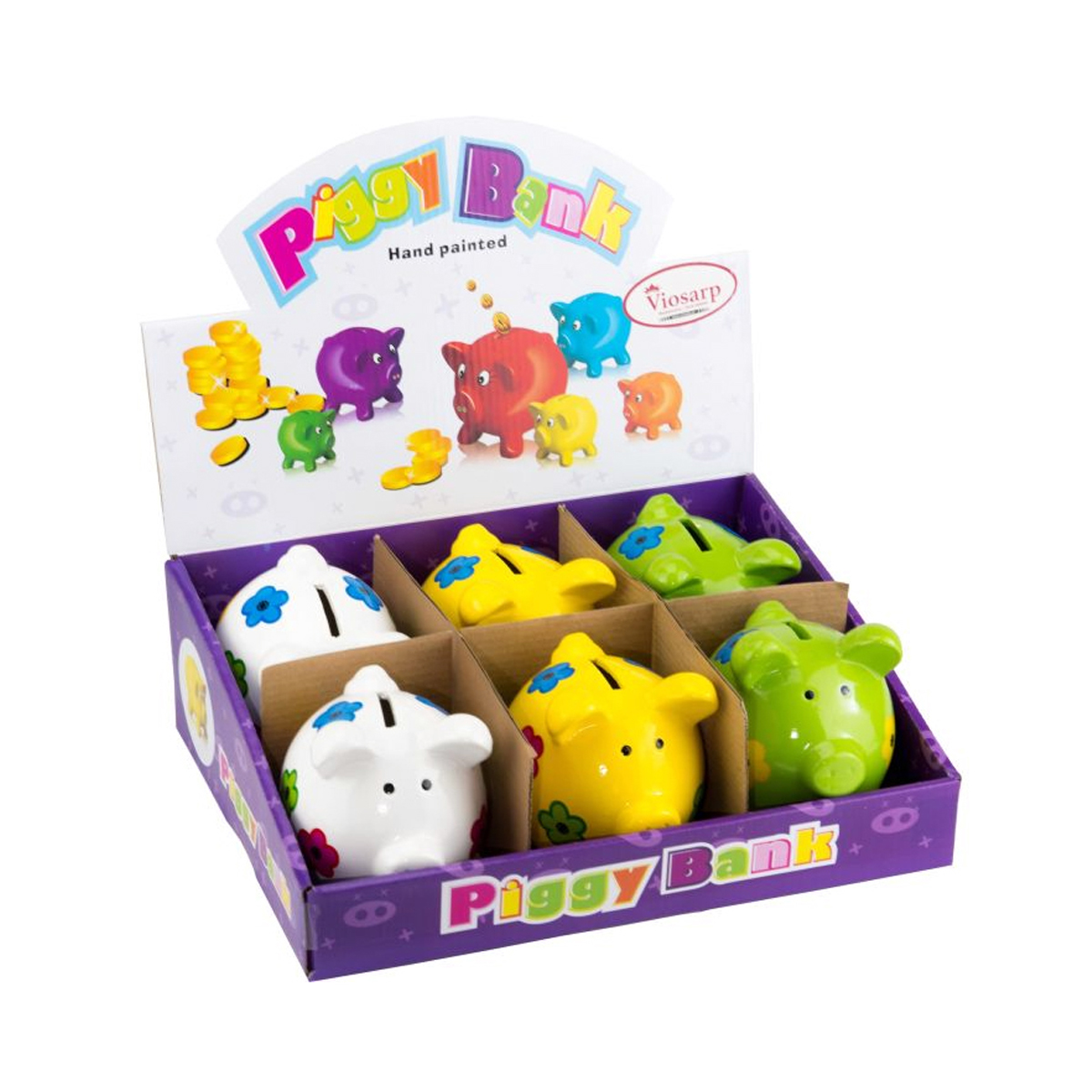 PIG CERAMIC PURCHASE 4'' IN 3 COLORS