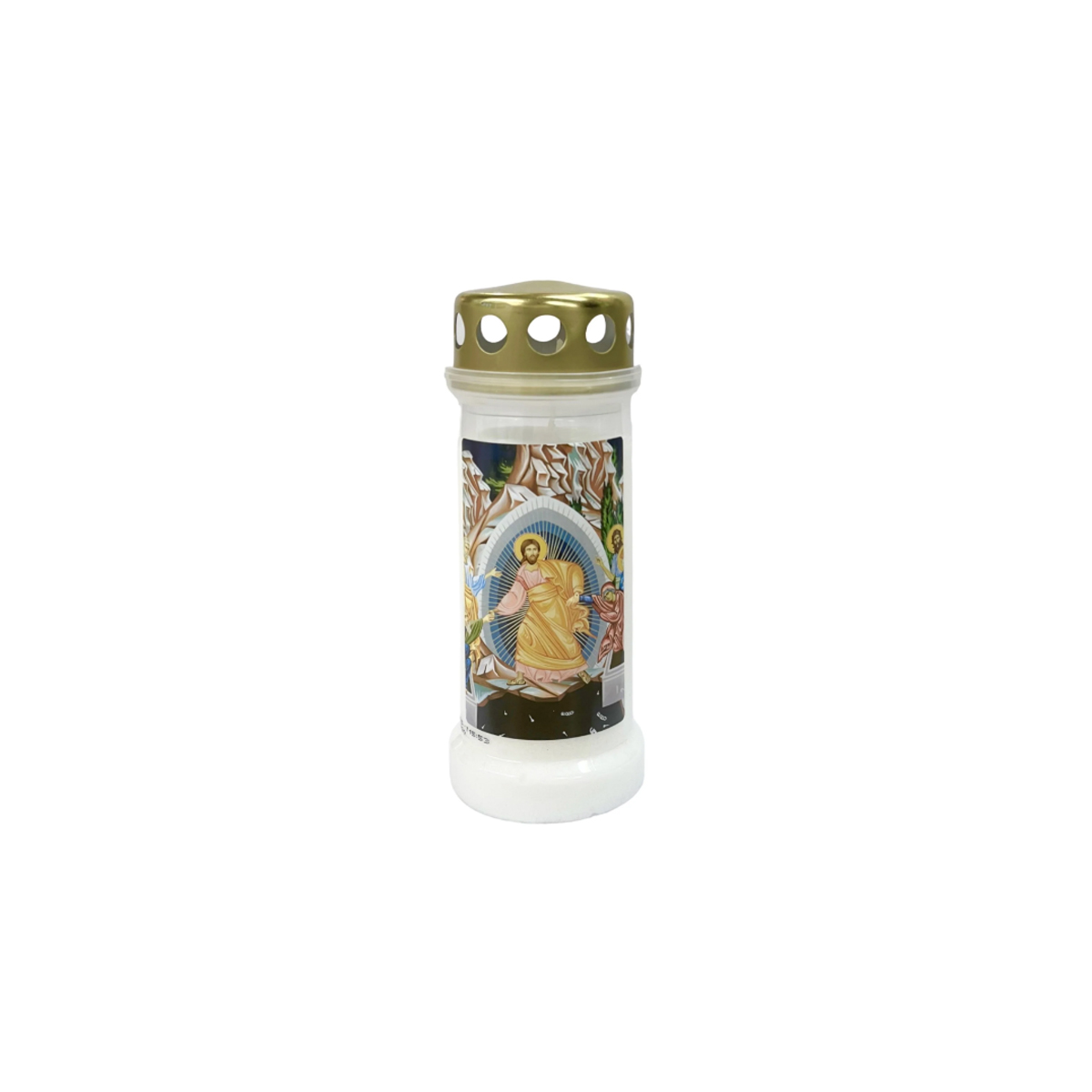 BOLSIUS WHITE LANTERN CANDLE 5129