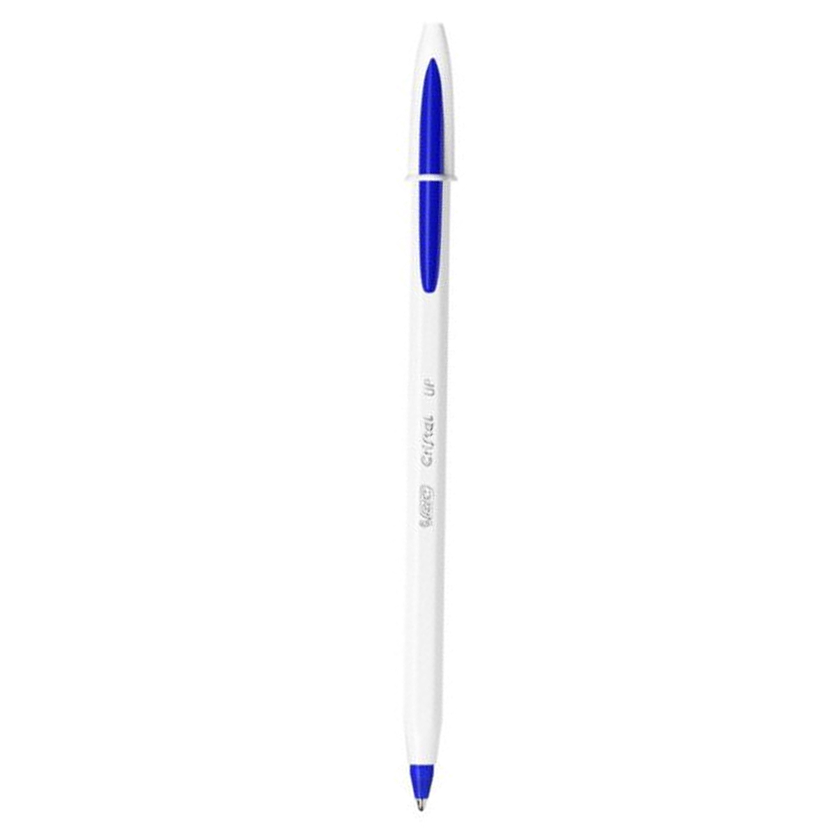 BIC PEN CRISTAL UP 1.2MM BLUE LINE WITH WHITE BODY