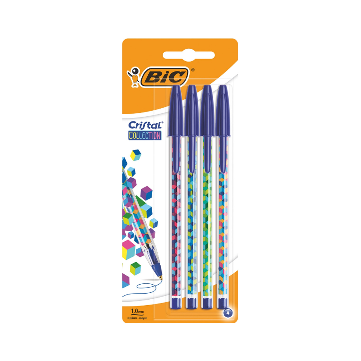 BIC PEN CRYSTAL COLLECTION 4 PCS
