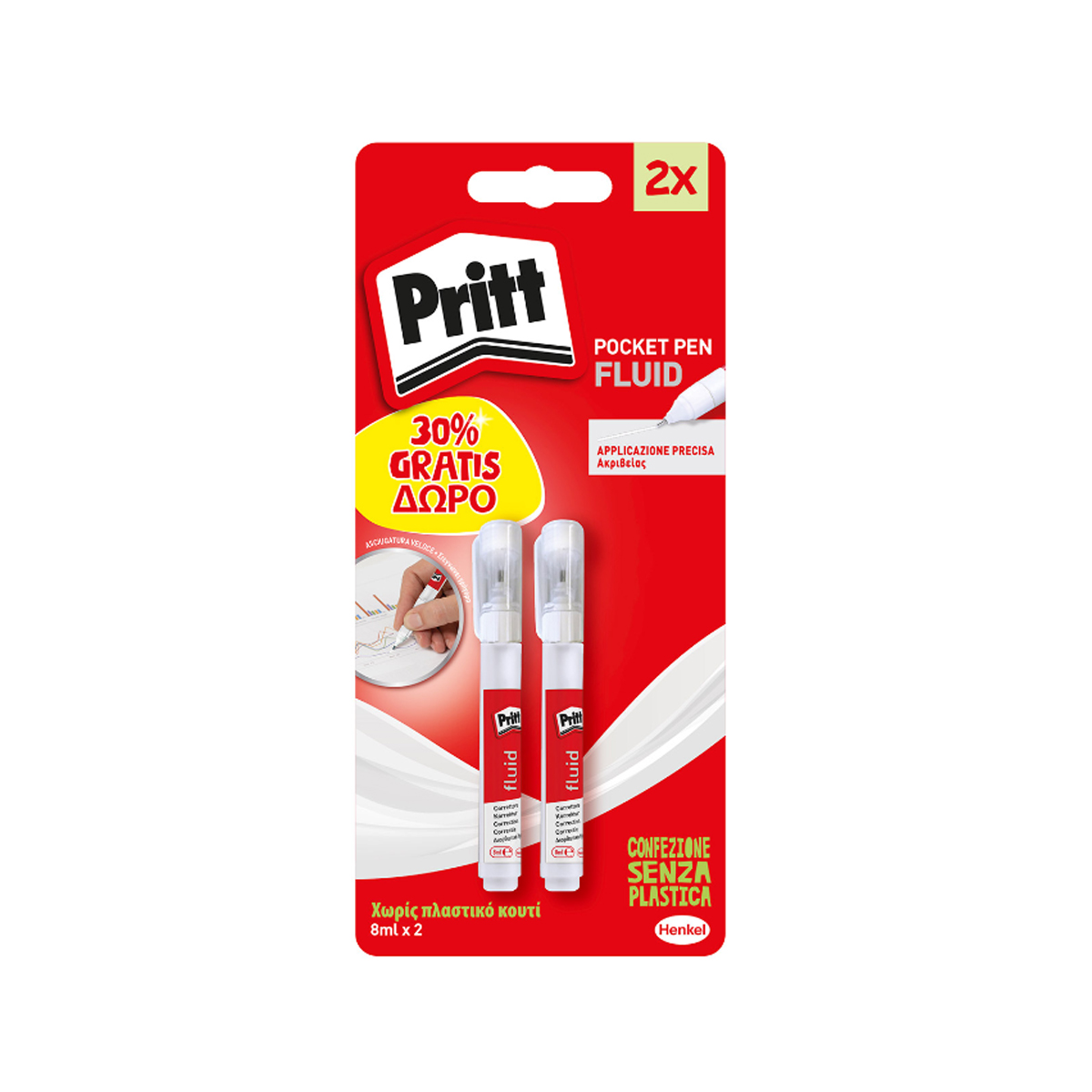 PRITT CORRECTION PEN 2X8ML