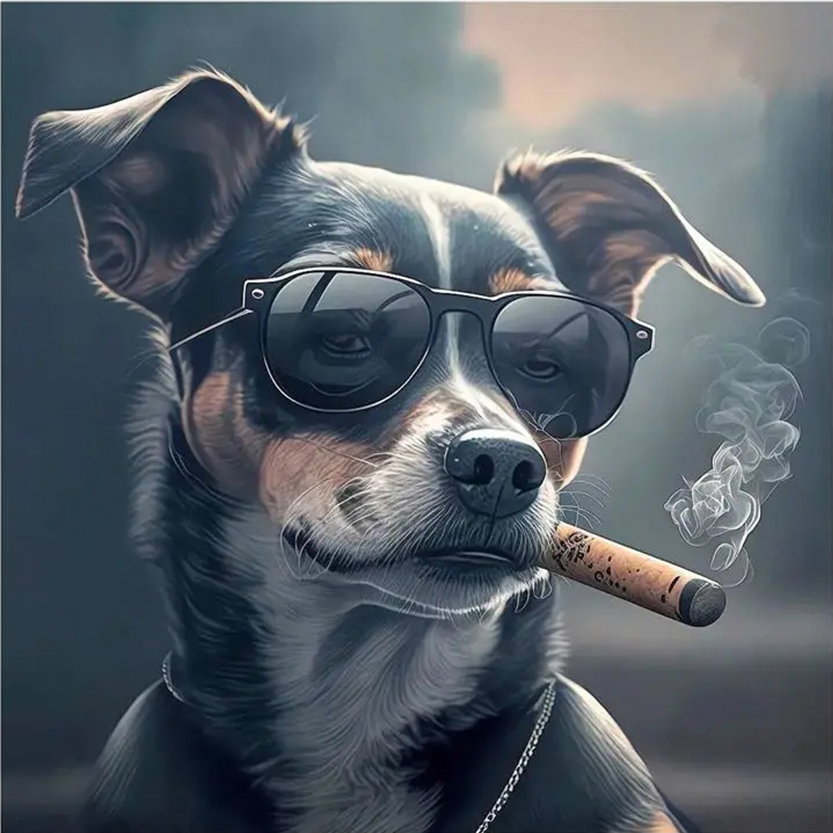 DOGGYSTYLE CANVAS PAINTING 50 X 1.8X50CM