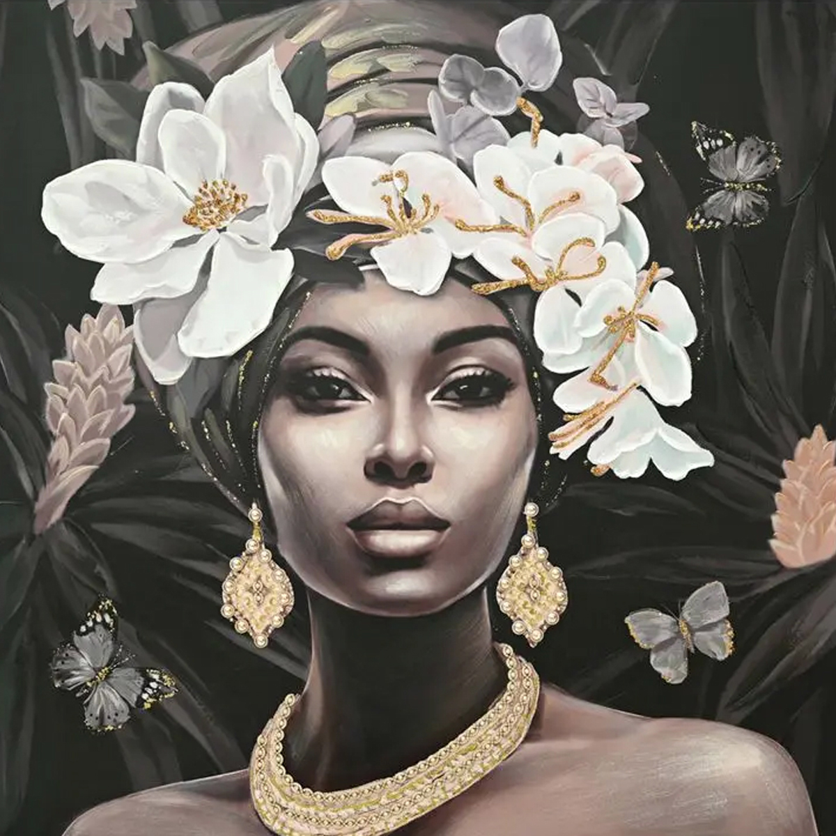 BEAUTY INART CANVAS PAINTING 100X3X100CM