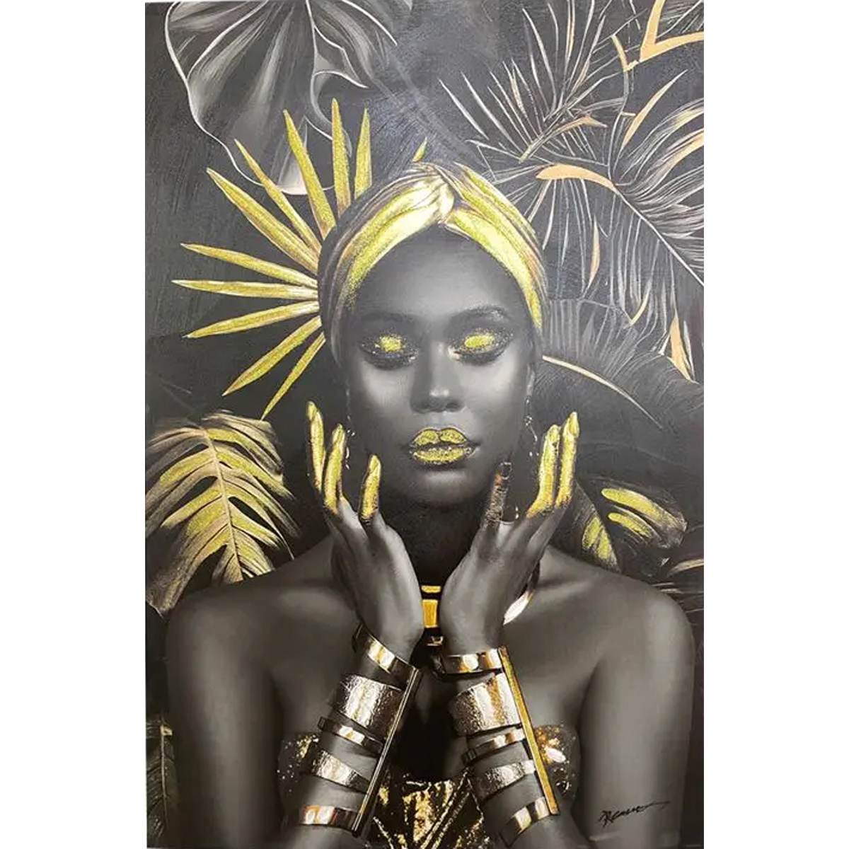 UMONE I INART PAINT ON CANVAS 80X3X120CM