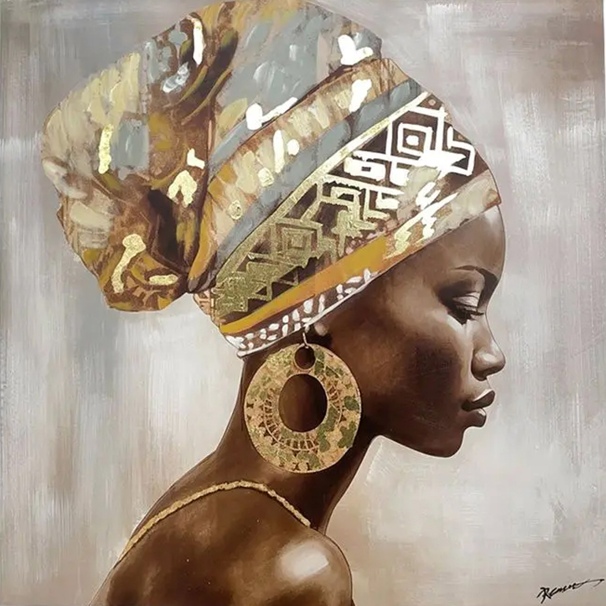 MAYO INART CANVAS PAINTING 70X3X70CM