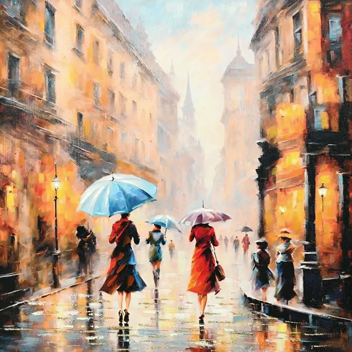 NIGHTDREAM II INART CANVAS PAINTING 100X3X100CM