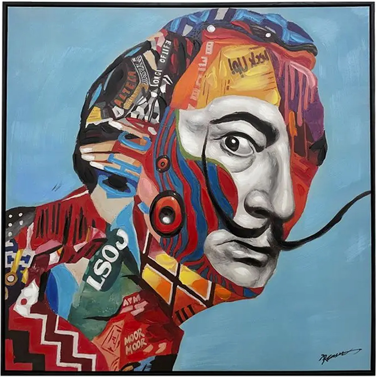 EYELO INART CANVAS PAINTING WITH FRAME 80X3.5X80CM