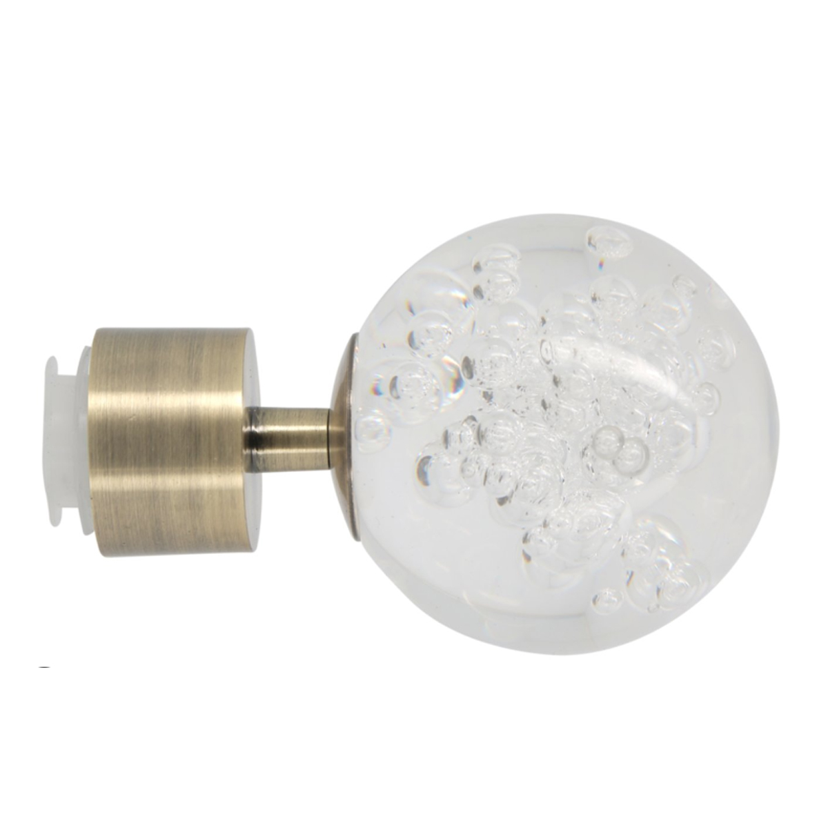 MOBOIS METALLIC DECORATIVE CURTAIN ROD PLUG ROUND D.28 2PCS