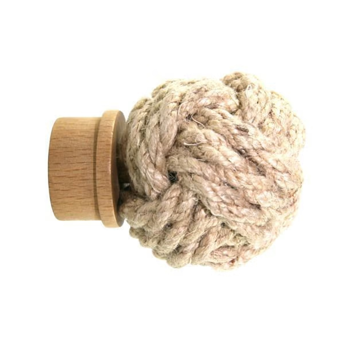 MOBOIS WOODEN DECORATIVE CURTAIN ROD PLUG ROUND CORD D.28