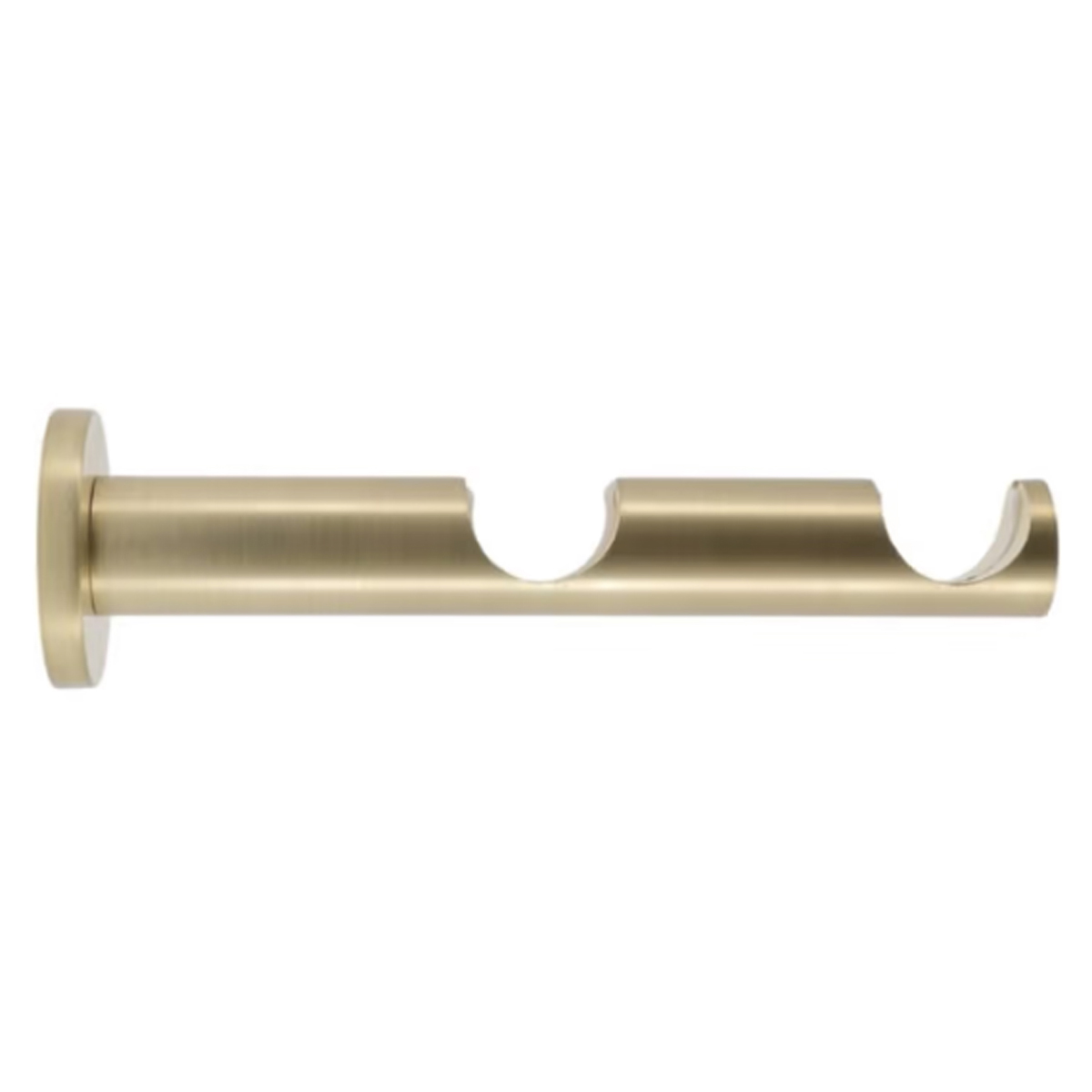 MOBOIS DOUBLE CURTAIN ROD SUPPORT BASE D20 GOLD MAT