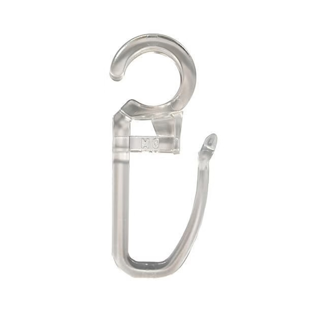 PLASTIC CURTAIN HOOKS 12PCS HOOK BASE