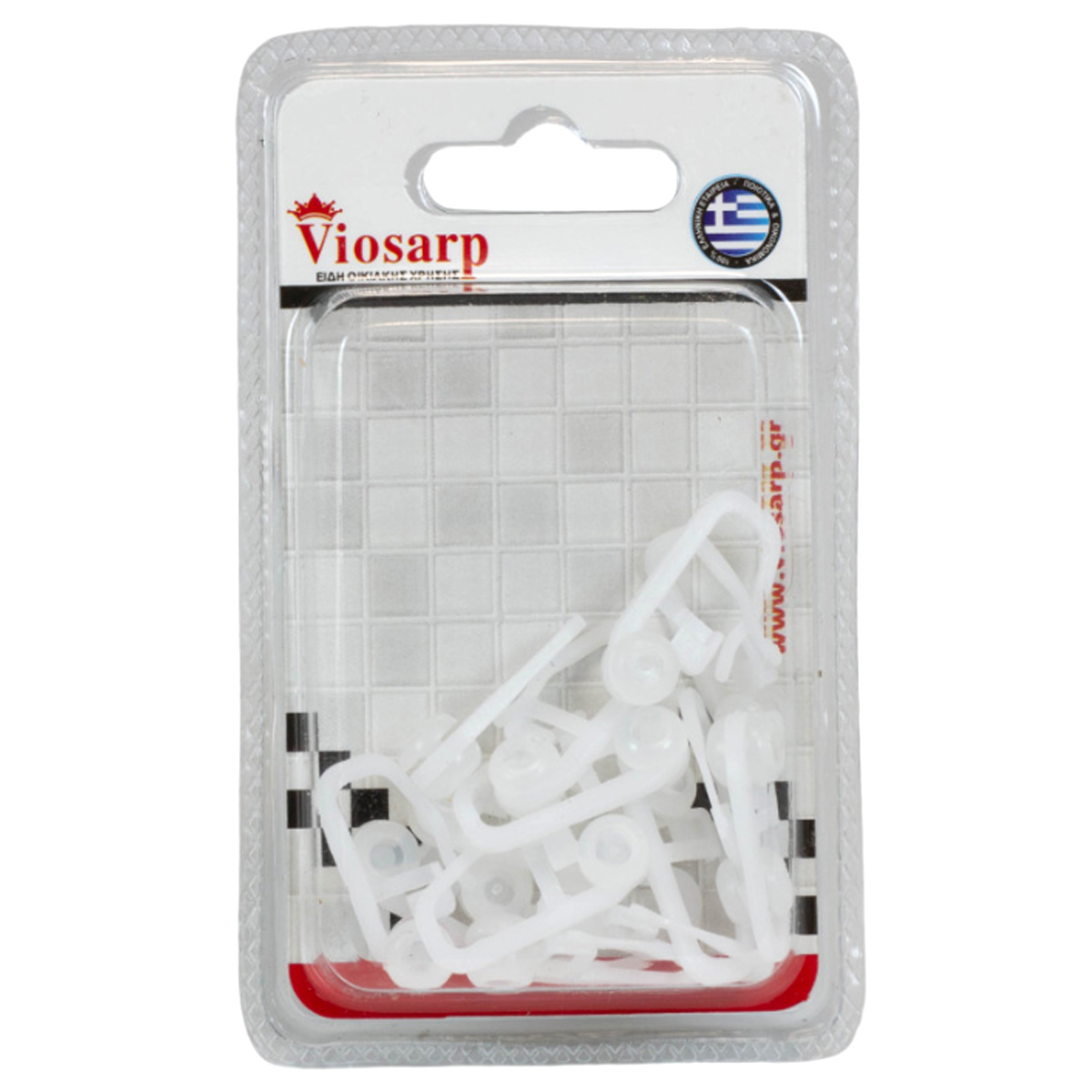 VIOSARPCURTAIN HOOK-CRICKET WITH WHEELS SET 15PCS