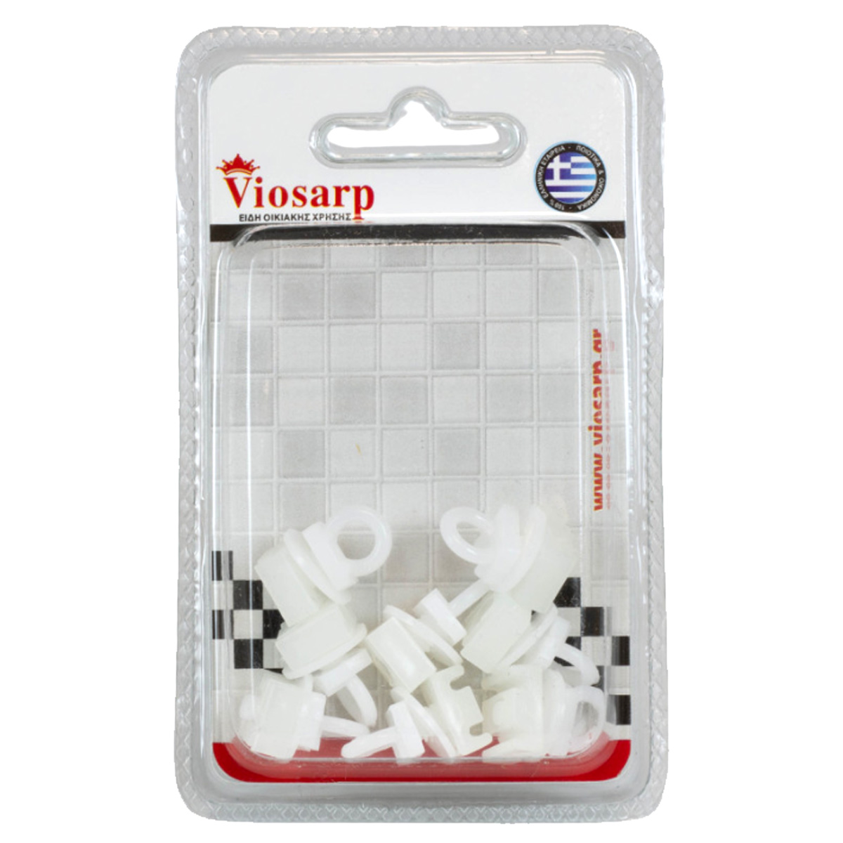 VIOSARP CURTAIN HOOK STOP SET 8PCS