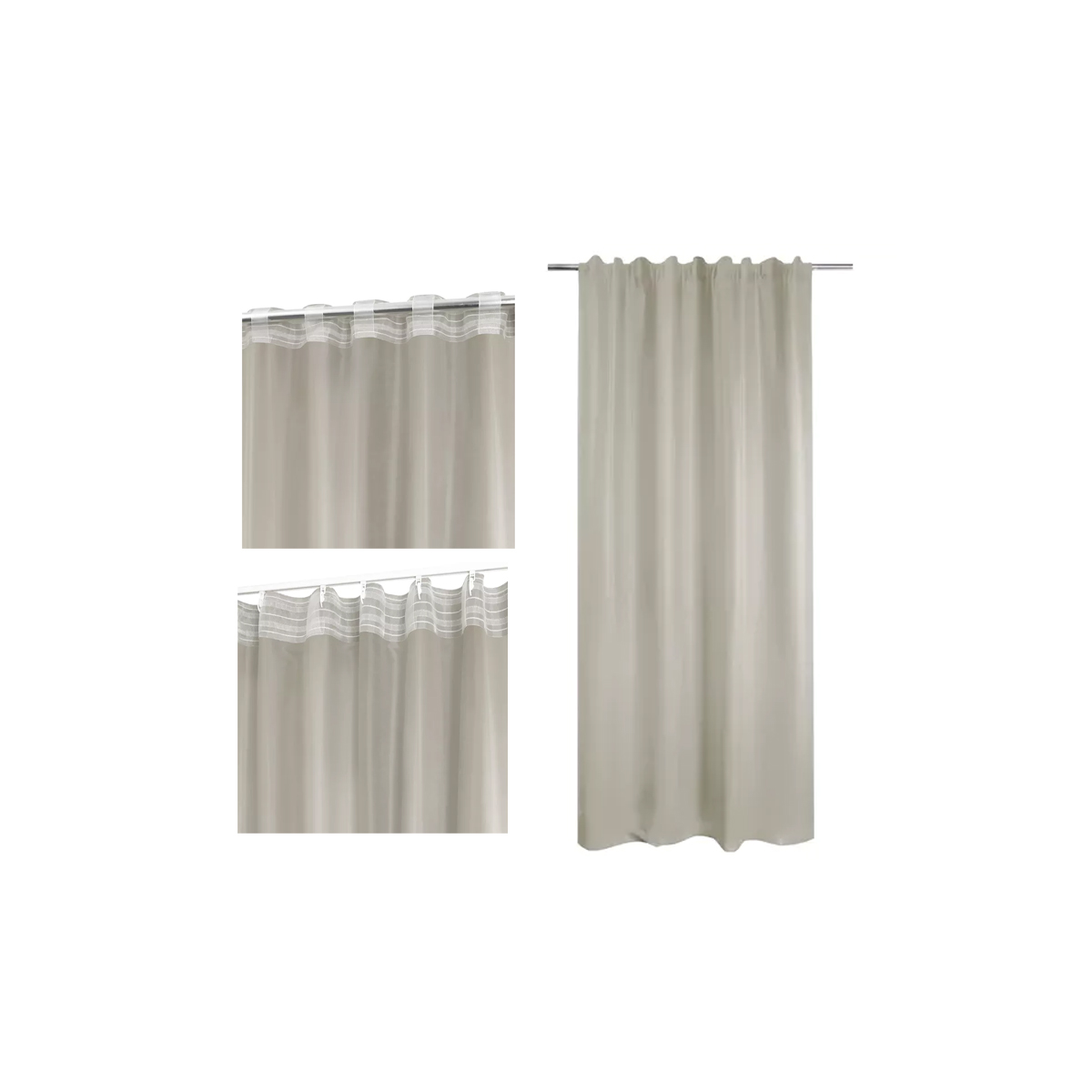 READY CURTAIN 135X280CM PROT. OCCUL. THERM.