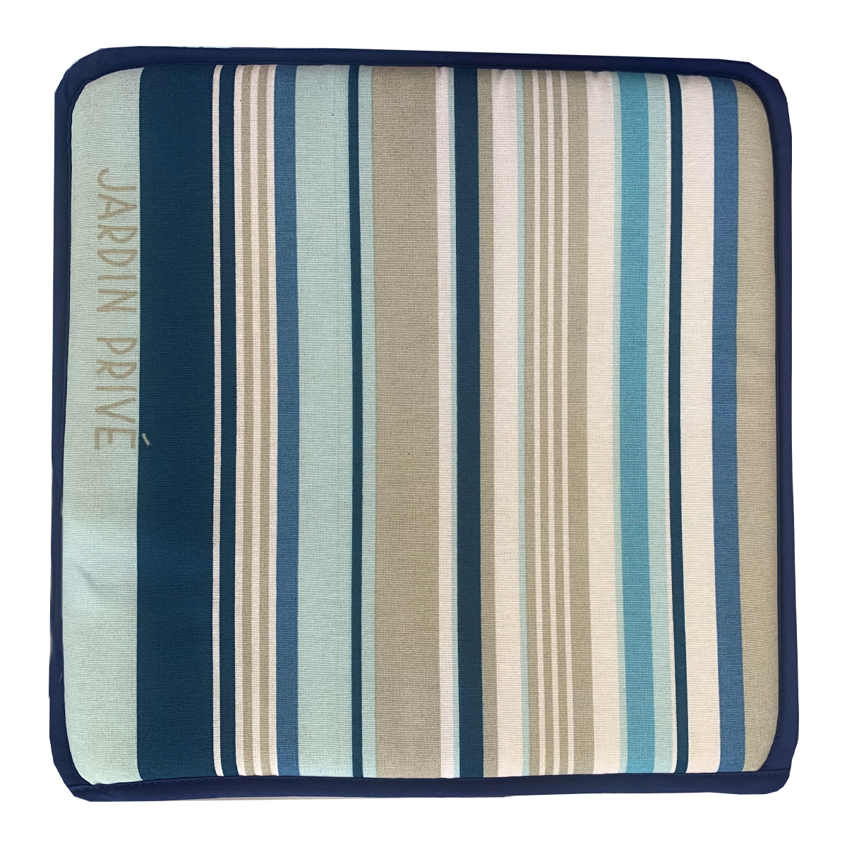 SEAT CUSHION WITH STRIPES 39X39X2CM STRIPED