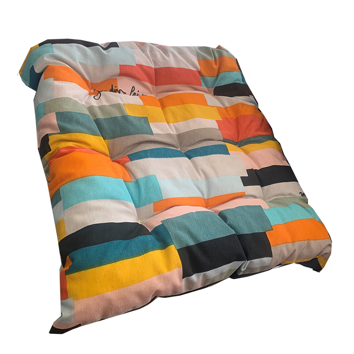 SEAT CUSHION MULTICOLOR 46X46X9CM