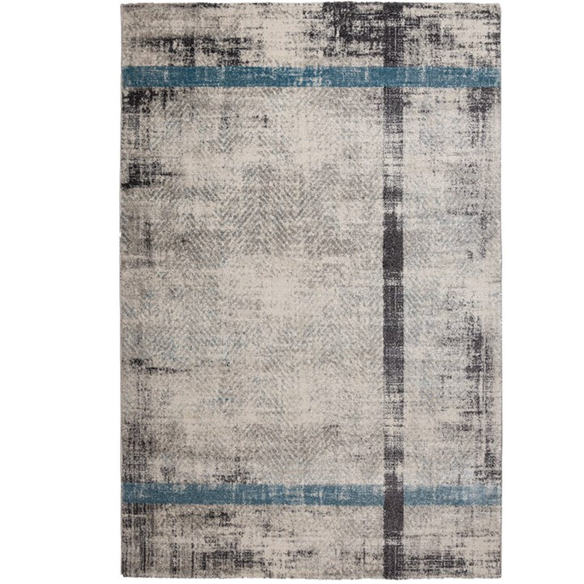 CARPET ALVA CREAM/BLUE