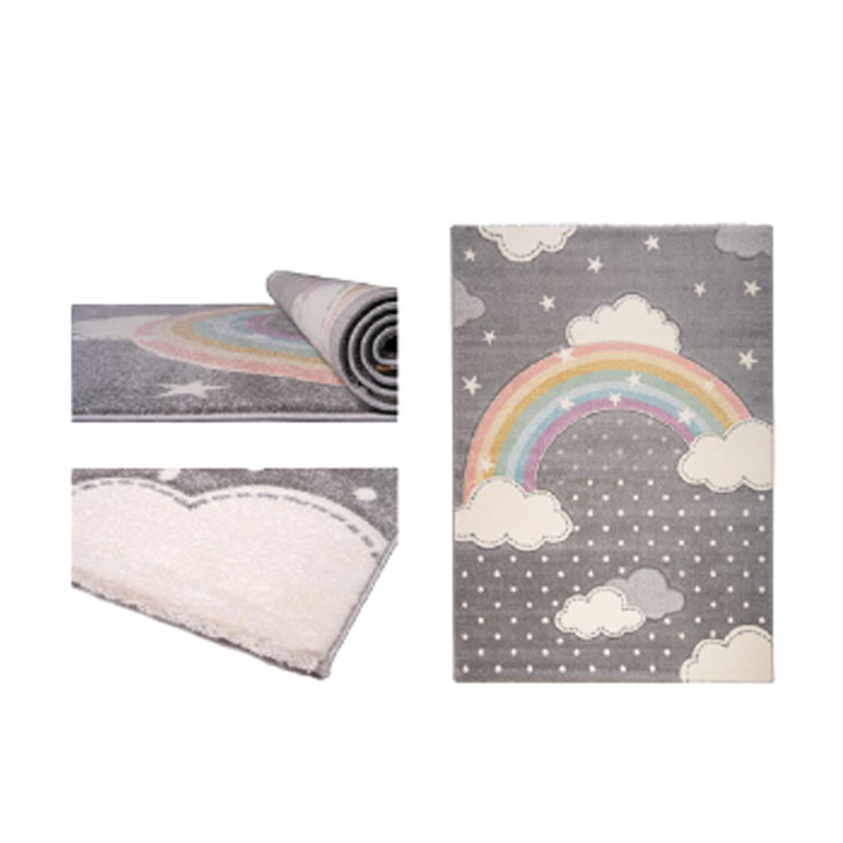 YOLO CARPET 160X230CM RAINBOW