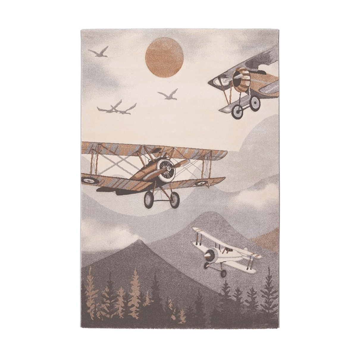 YOLO CARPET 160X230CM AIRPLANE