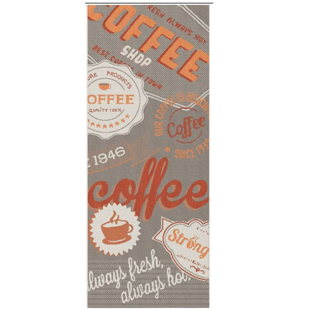 CARPET AMBIENTE KITCHEN ''COFFEE'' 80X200CM