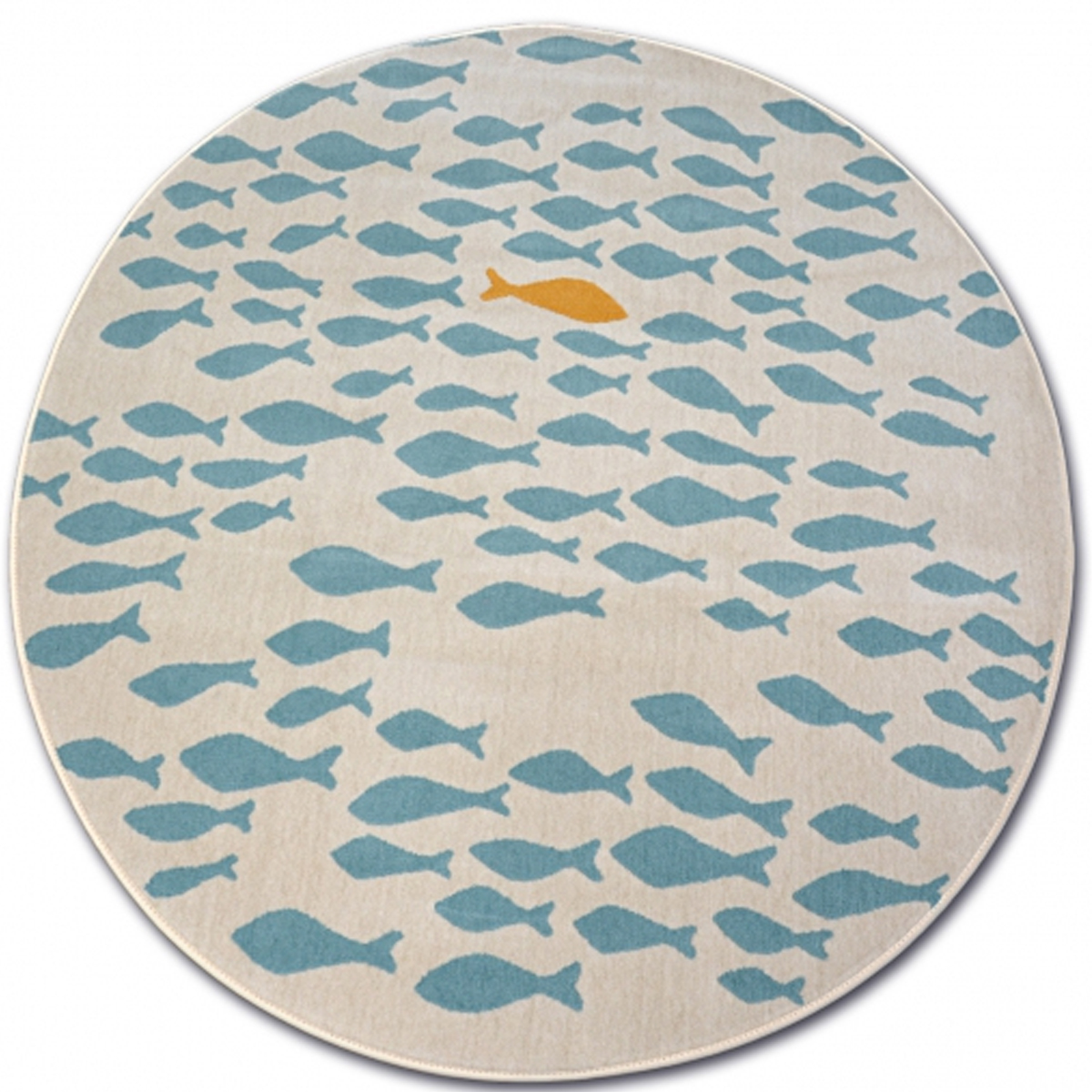 CHILDREN'S CARPET CALMA FISH 120CM CIRCULAR