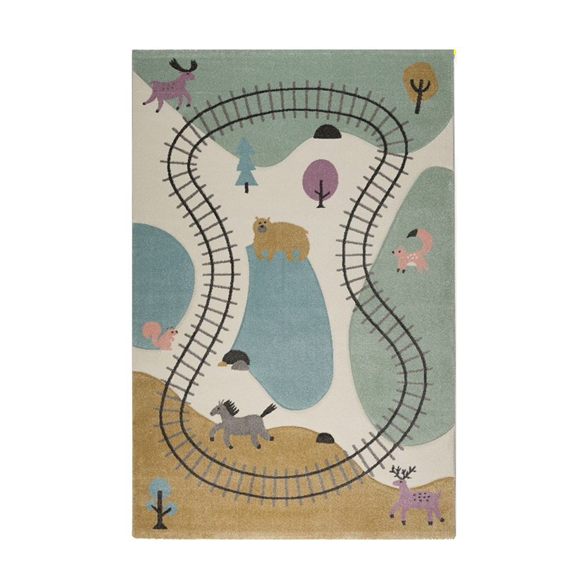 CHILDREN'S CARPET YOLO COLLECTION 160X230CM FARM ANIMALS
