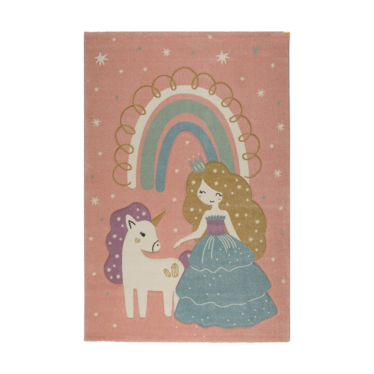 YOLO COLLECTION CHILDREN'S CARPET 160X230CM PRINCESS WITH UNICORN