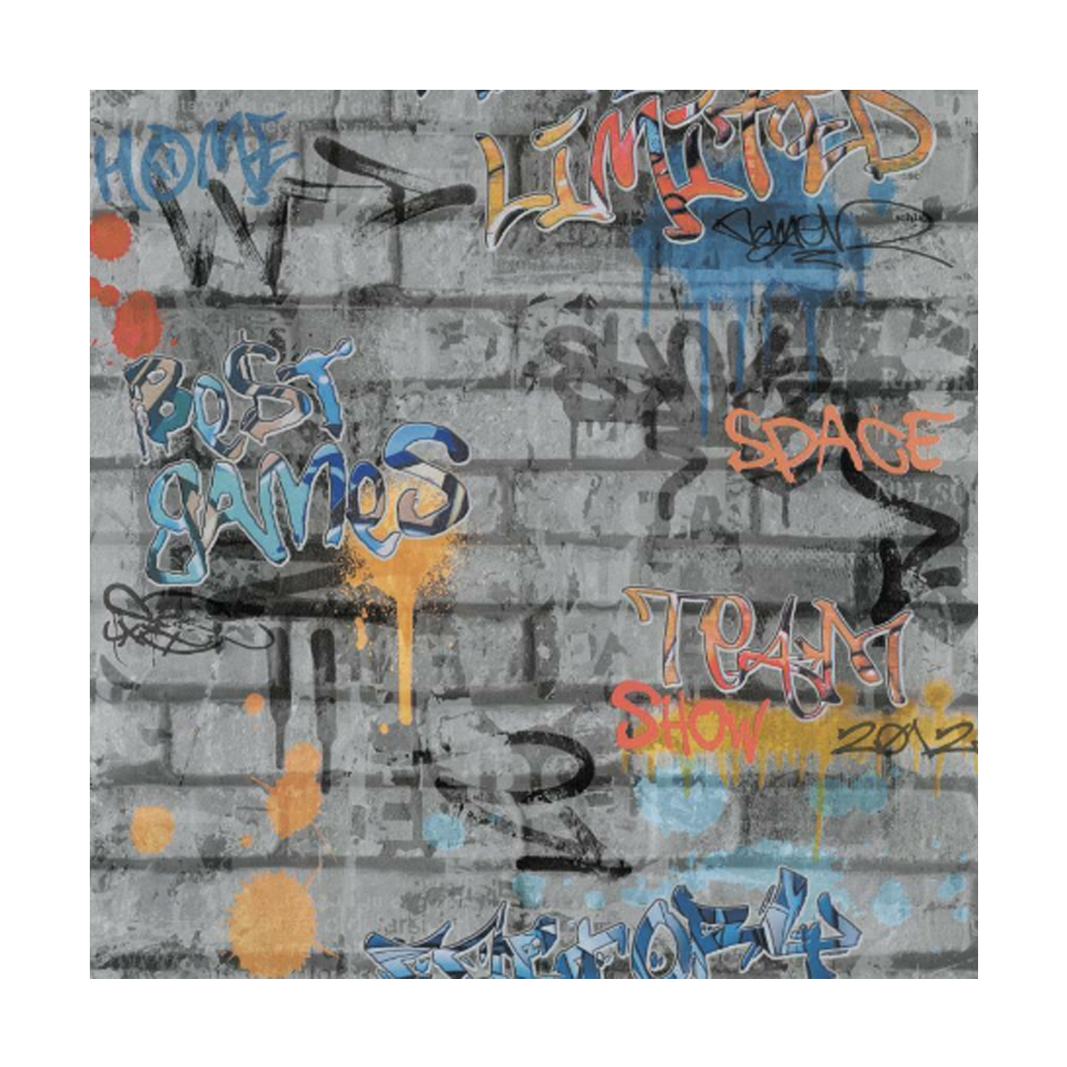 WALL WALLPAPERS LE ADVENTURES GRAFFITI 10X0,53M