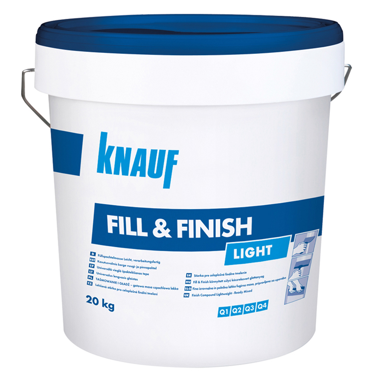 KNAUF LIGHT READY-MADE FILLING AND SPATULATION GENERAL PURPOSE 20KG