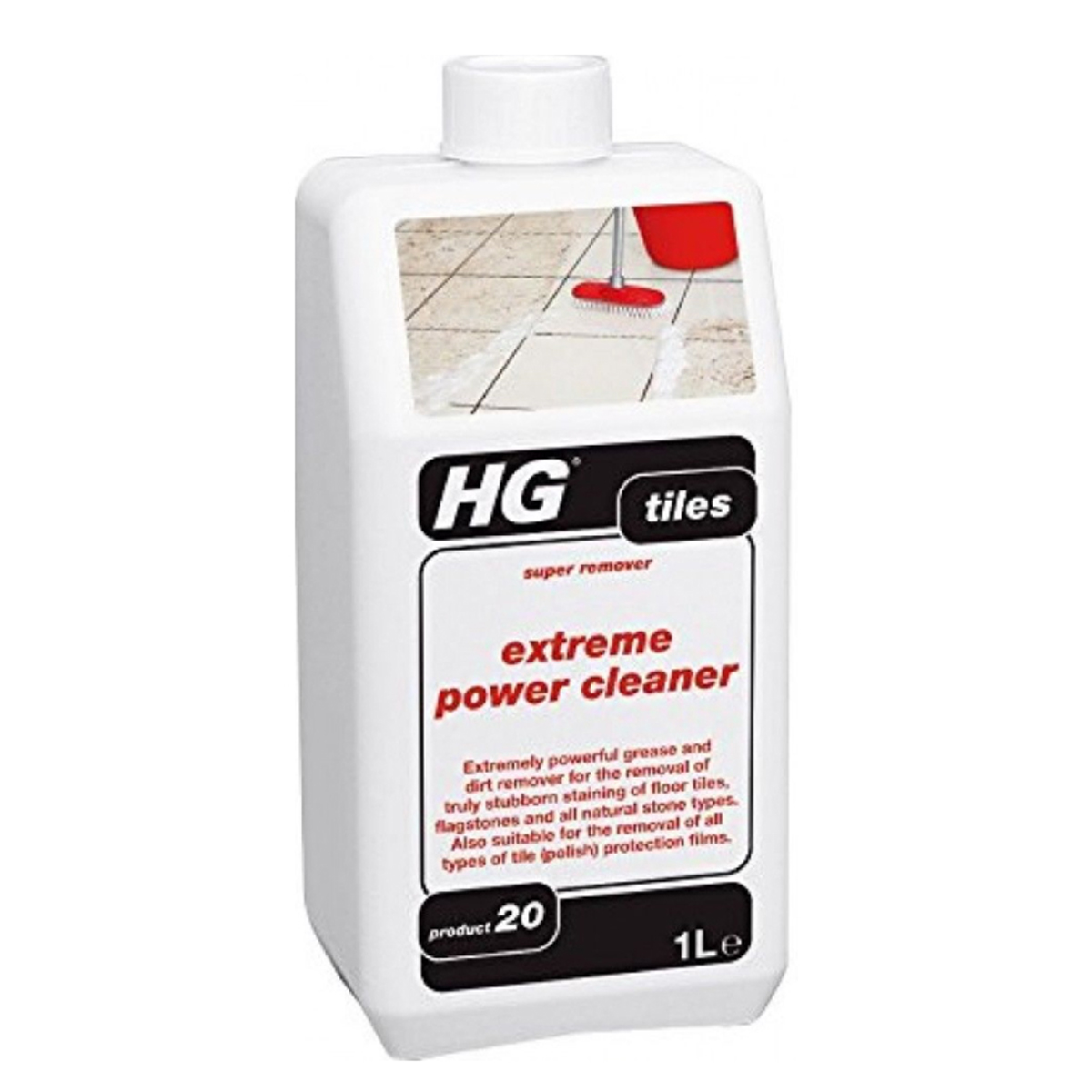 HG ΚΑΘΑΡΙΣΤΙΚΟ ΓΙΑ ΠΛΑΚΑΚΙΑ EXTREME POWER CLEANER 1L