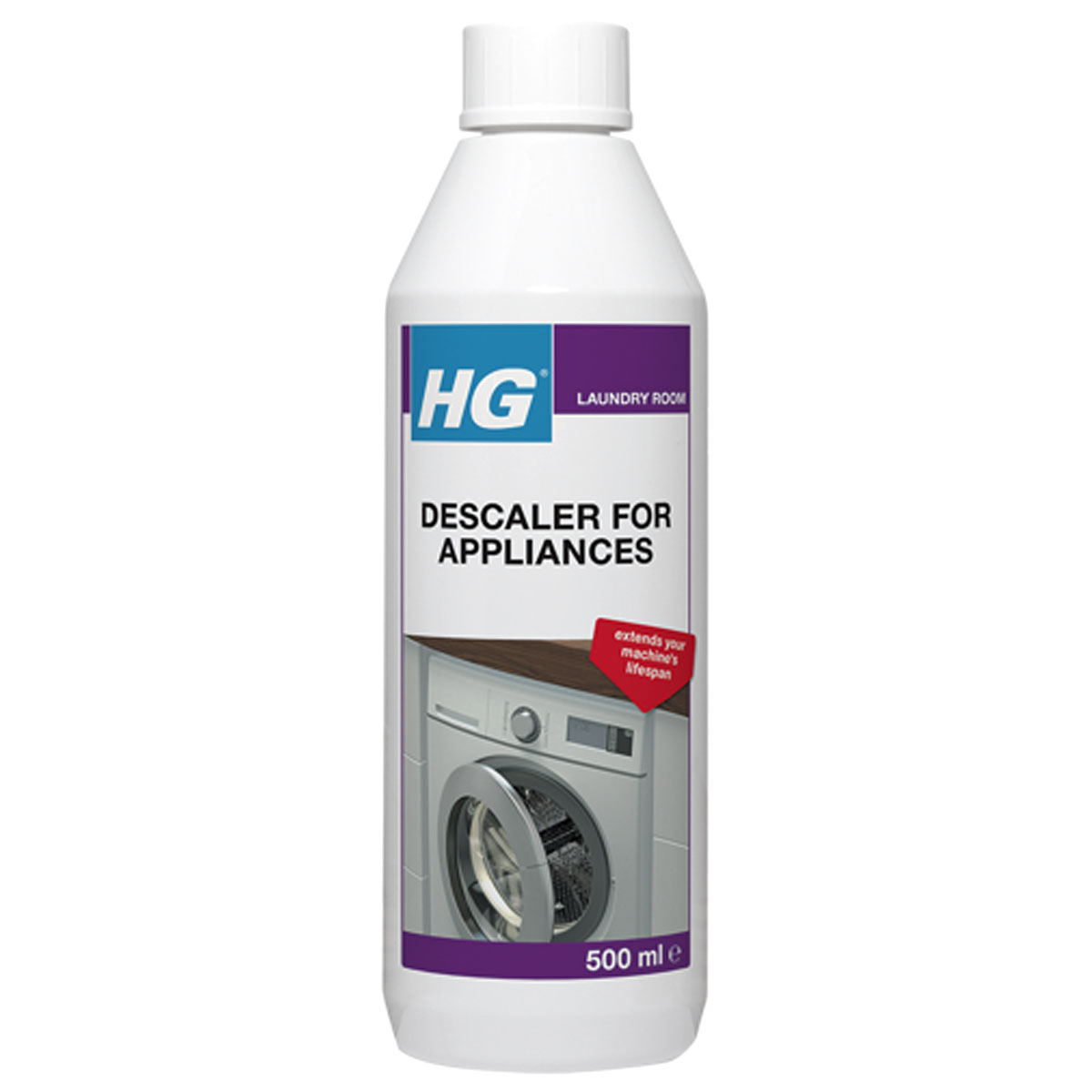 HG QUICK DESCALE REMOVER FOR ELECTRICAL APPLIANCES 500ML