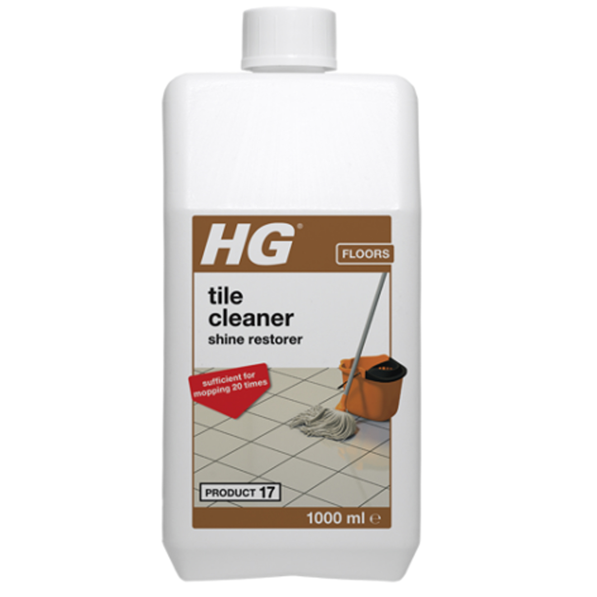 HG DAILY USE TILE CLEANER AND POLISH 1L