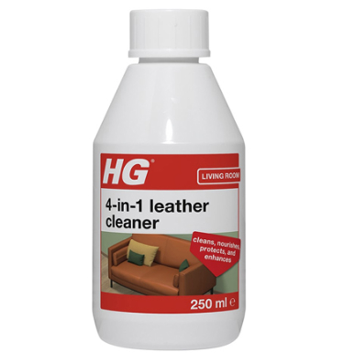 HG 4 IN 1 FOR LEATHER 250ML