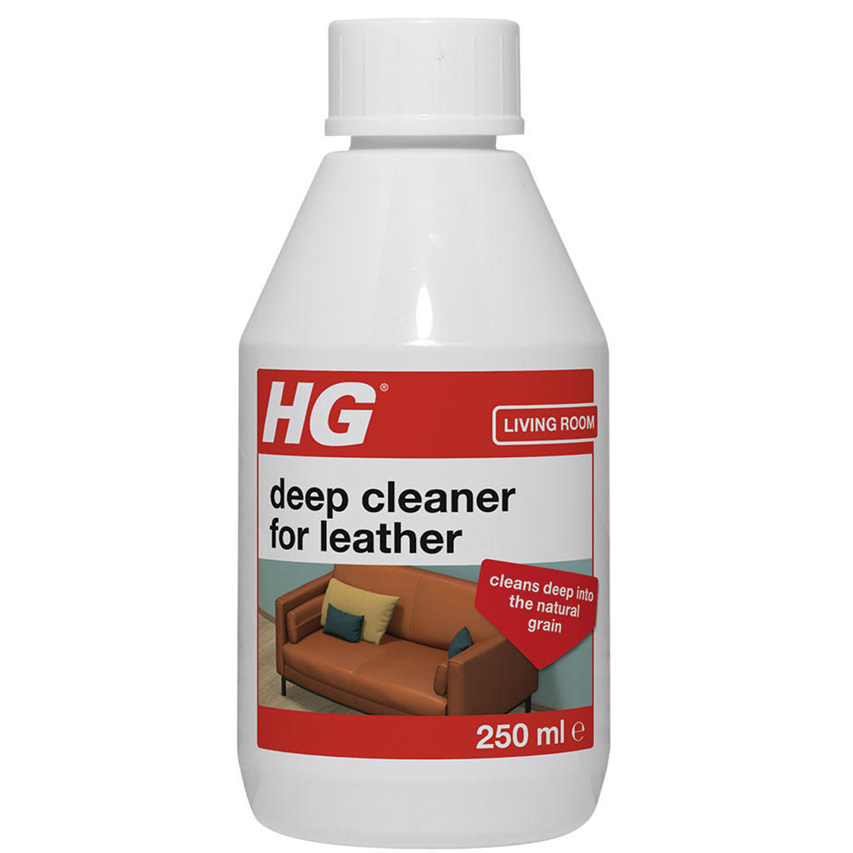 HG DEEP CLEANER FOR LEATHER 250ML