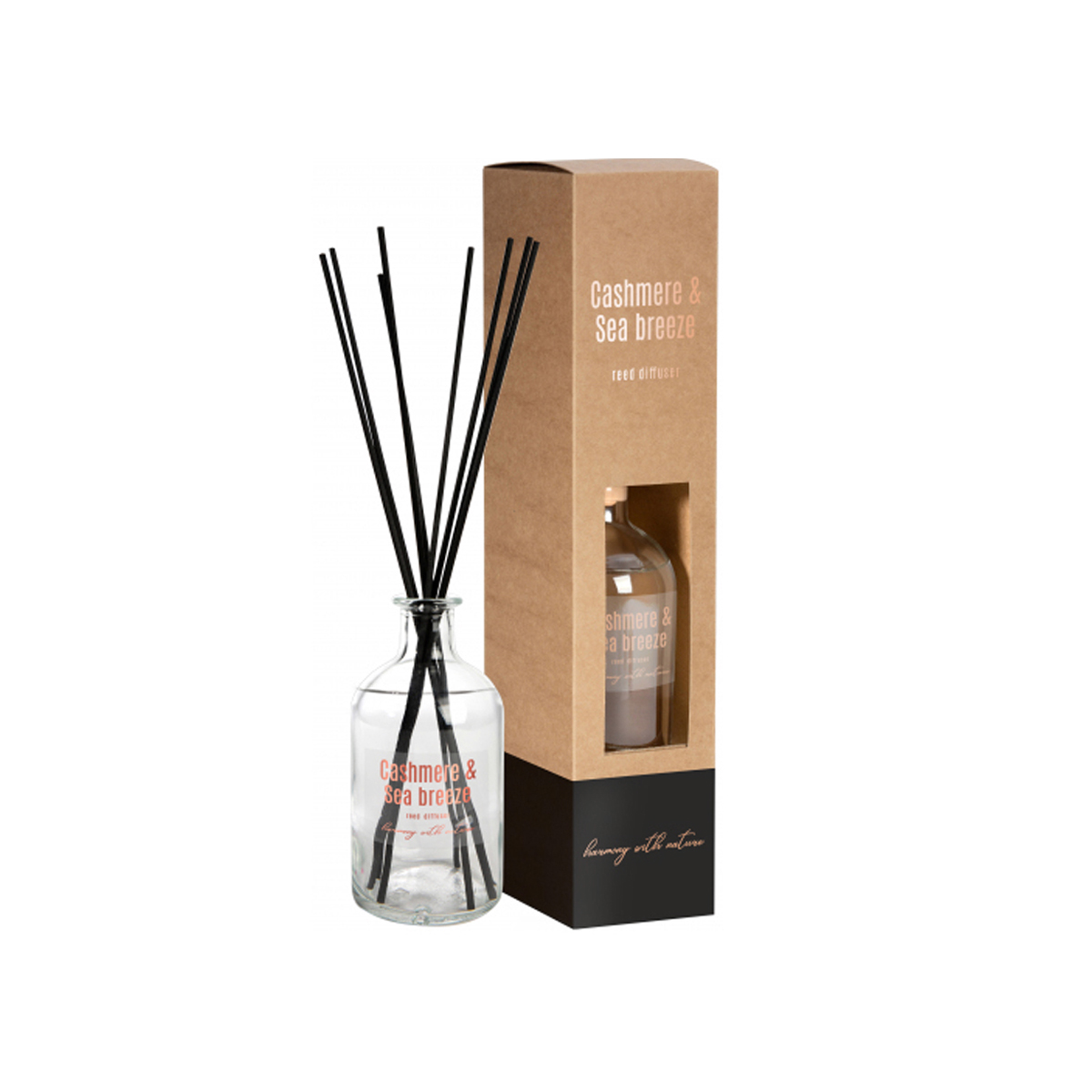 DIFFUSER ROOM FROGING GLASS WITH LIQUID AND WOODS 230ML
