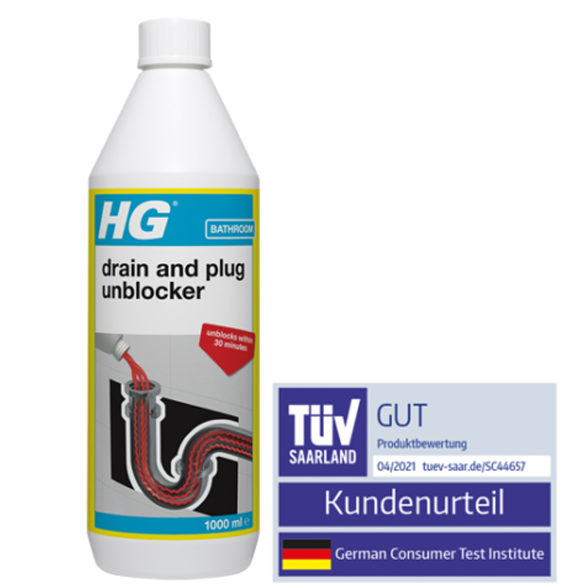 HG LIQUID DRAIN UNBLOCKER 1L