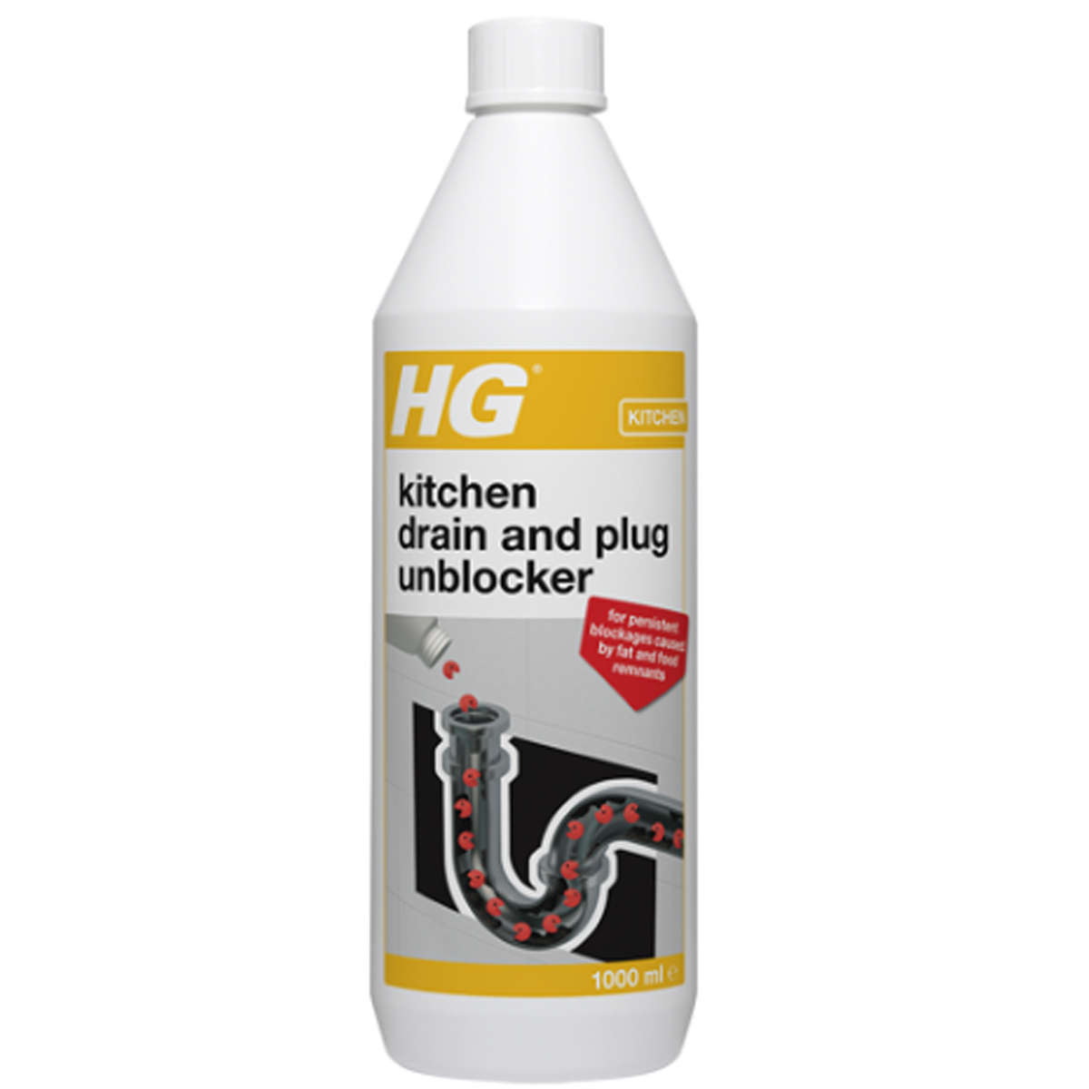 HG KITCHEN DRAIN AND PLUG UNBLOCKER 1L