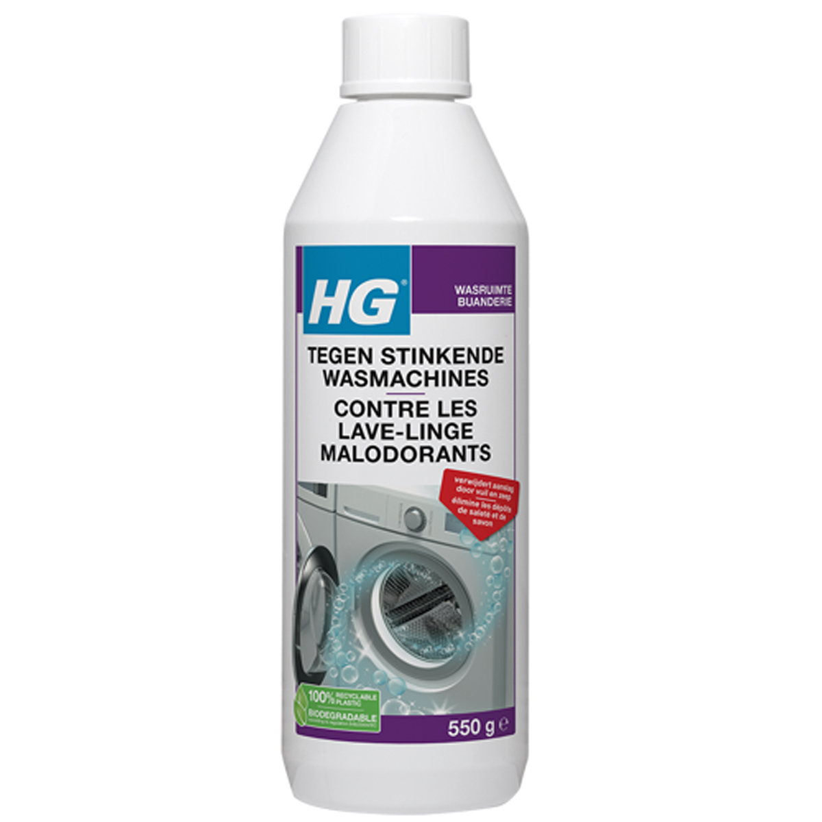 HG SMELLY WASHING MACHINE CLEANER 550GR
