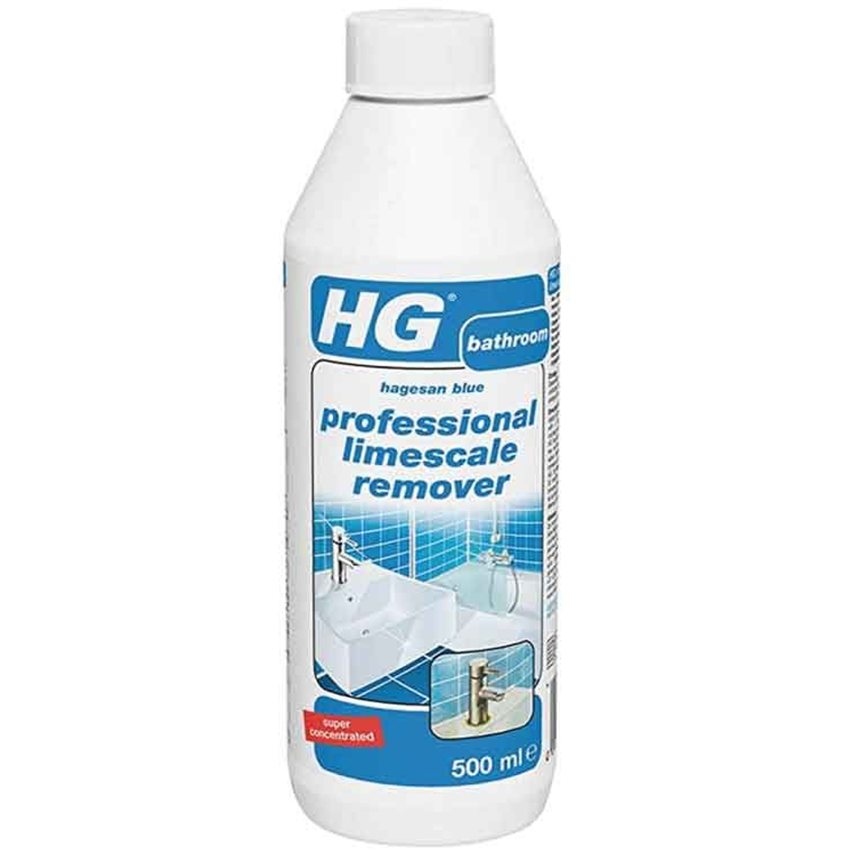 HG PROFESSIONAL LIMESCALE REMOVER (HAGESAN BLUE) 500ML