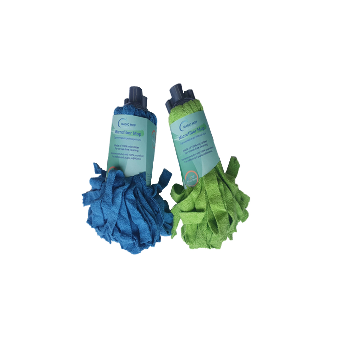 MAGIC MOP MICROFIBER BLUE/GREEN 200G