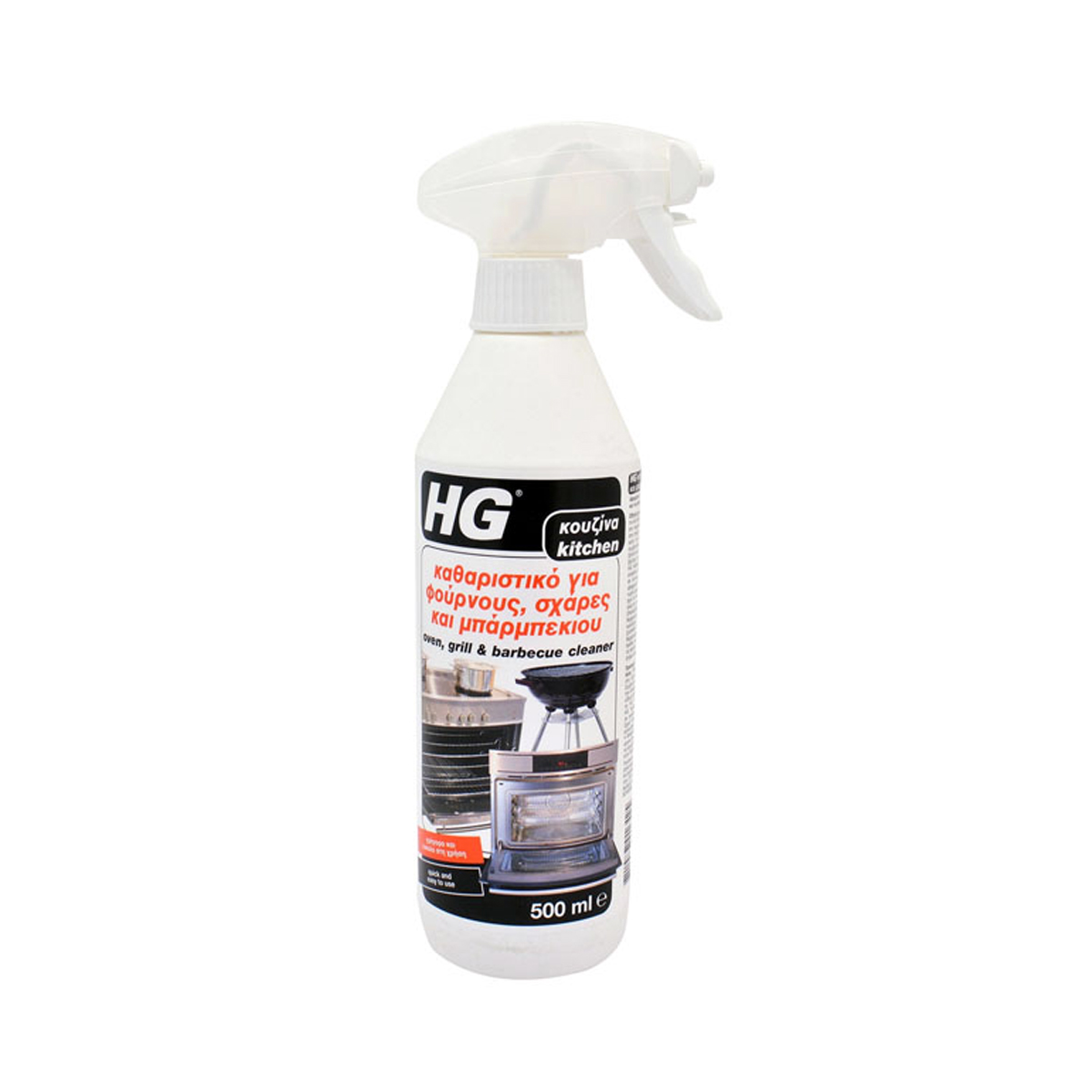 HG OVEN, GRILL & BARBECUE CLEANER 500ML